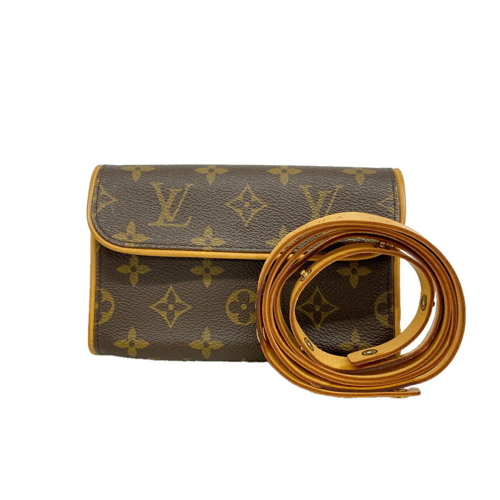 LOUIS VUITTON Authentic Brown Monogram Pochette Fanny Pack